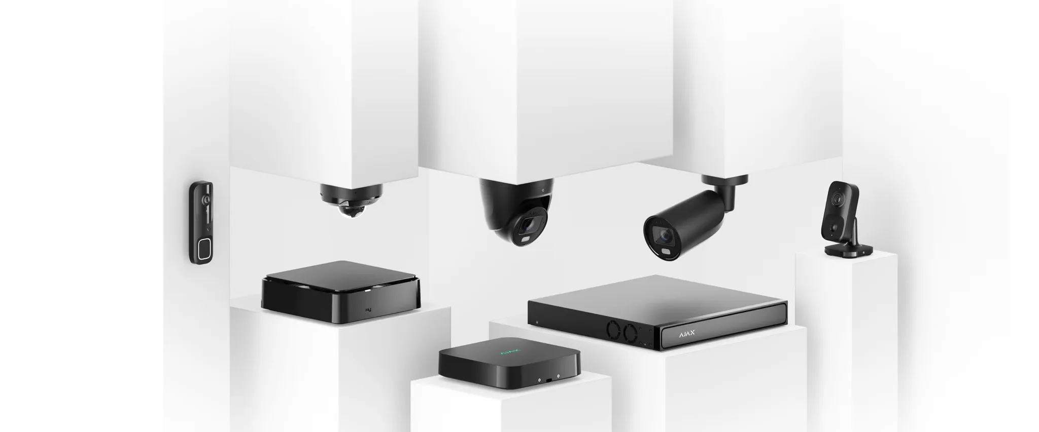 Dispositivi di sicurezza Ajax: telecamere, hub e videoregistratore